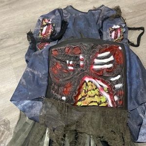 Girls zombie dress